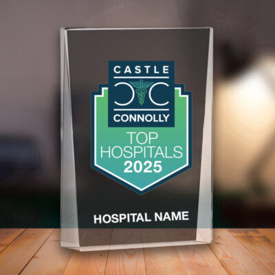 Top Hospitals Crystal Desktop Award