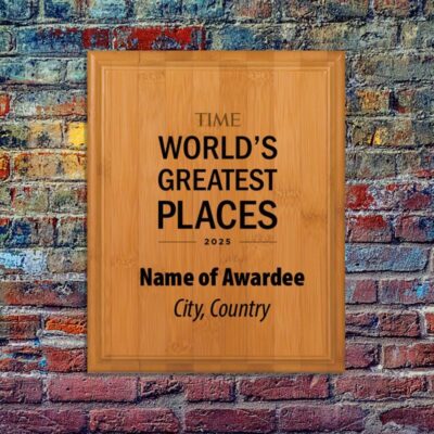 TIME WGP Bamboo Plaque