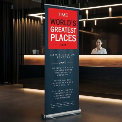 TIME WGP Banner Stand