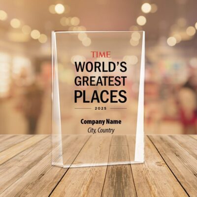 TIME WGP Crystal Desktop Award