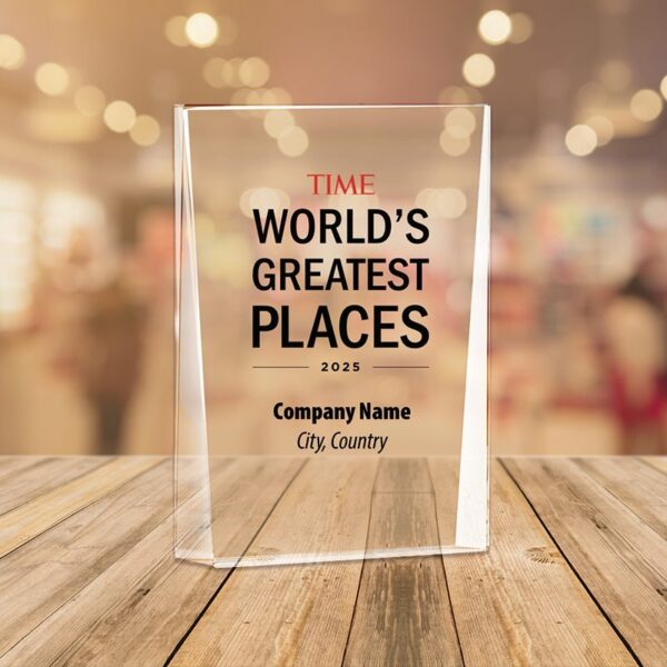 TIME WGP Crystal Desktop Award