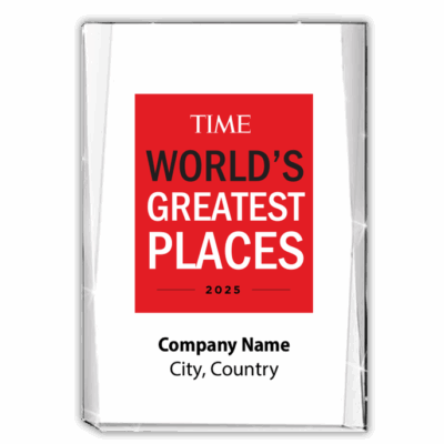 TIME WGP Crystal Desktop Award