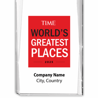 TIME WGP Crystal Desktop Award