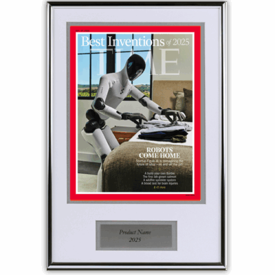 TIME Best Inventions Silver Framed Print (Premium Product)