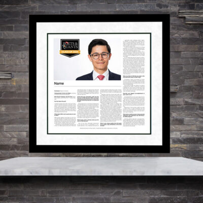 Framed Print With Profile